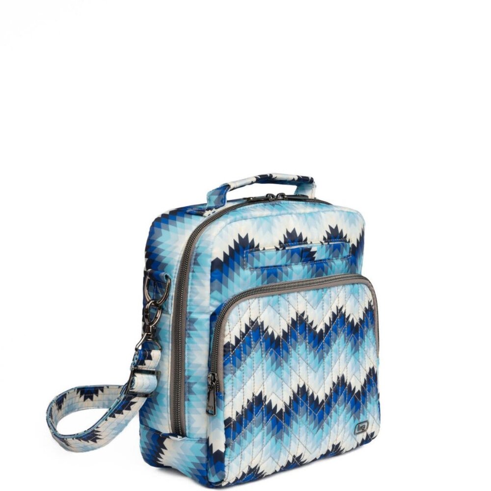 Lug Guild Collection Classic Ranger 2 Crossbody Bag Bargello Mountains Blue - Picture 3 of 14